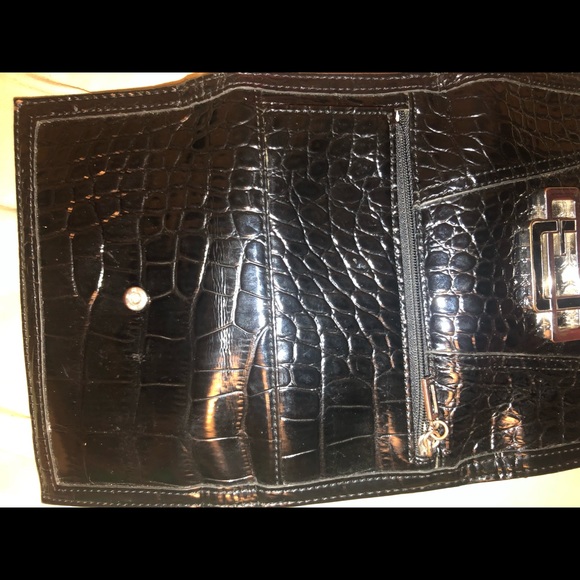 GUESS BLACK LEATHER WALLET - Picture 4 of 4